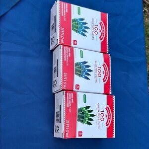 Holiday Time Blue & Green Mini String Lights - 3-Pack